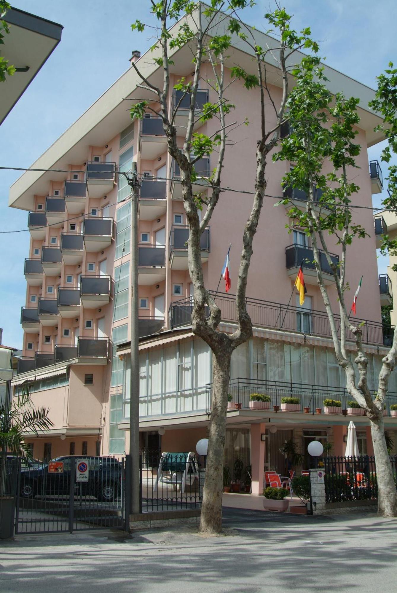 Hotel Euromar Rímini Exterior foto
